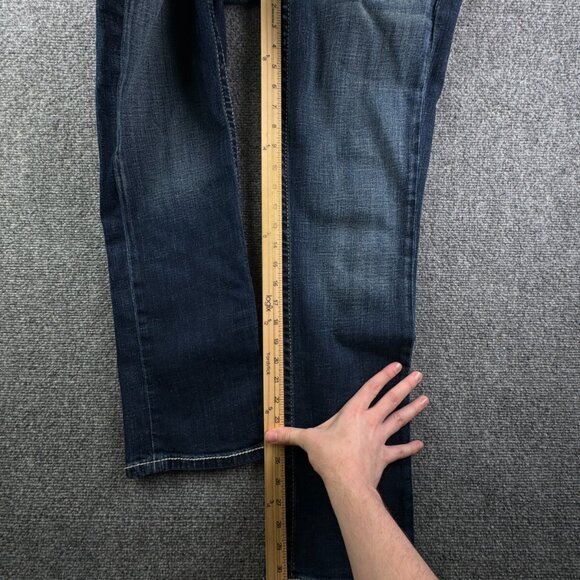 Buckle BKE Henry Straight Jeans Dark Wash Blue Premium Stretch Denim ACTL 30x31 - Picture 6 of 16